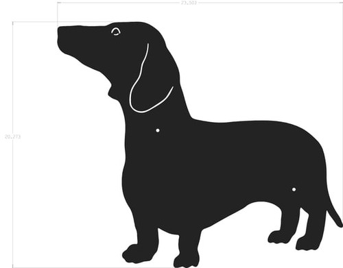 Silhouette - Dachshund Silhouette - Dachshund