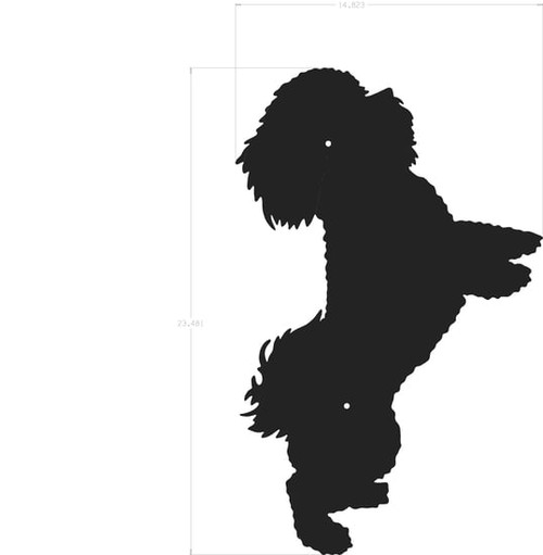 Silhouette - Bichon Frise Silhouette - Bichon Frise
