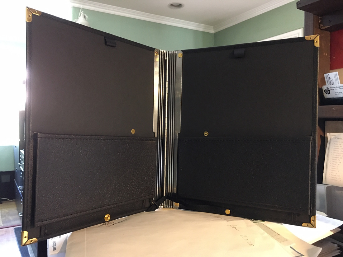 NEW POLYURETHANE COATED DELUXE SNAP FOLDER