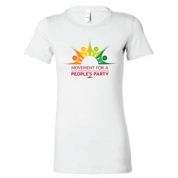 Movement For a People's Party Official Logo (White Ladies Tee)