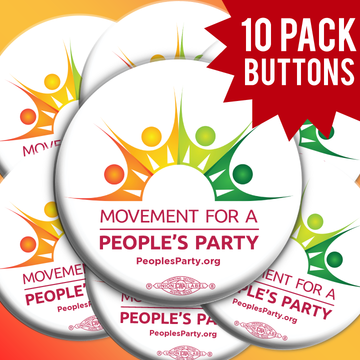 Movement For a People's Party Official Logo (10 Buttons)