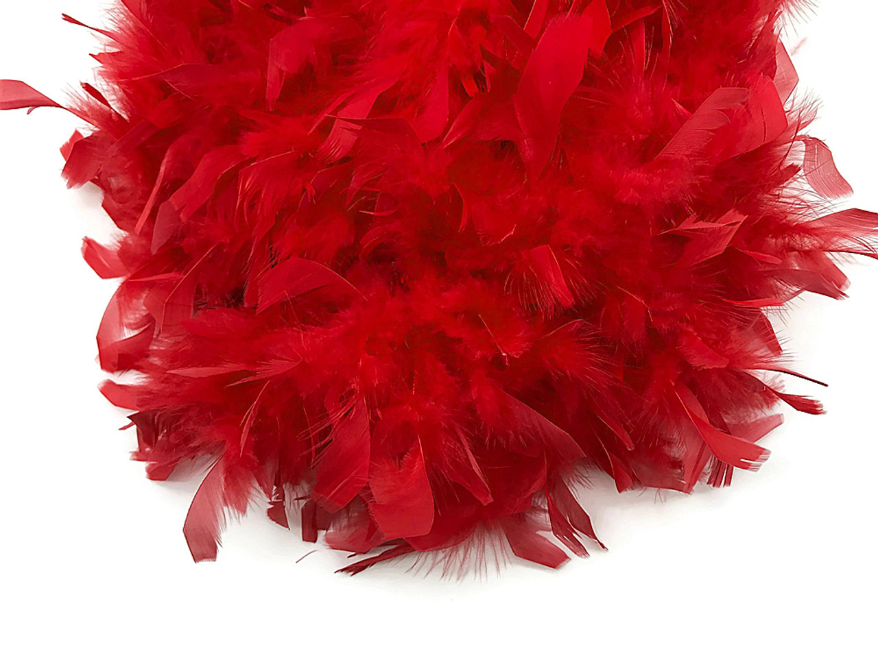 Red 80 Gram Feather Boa
