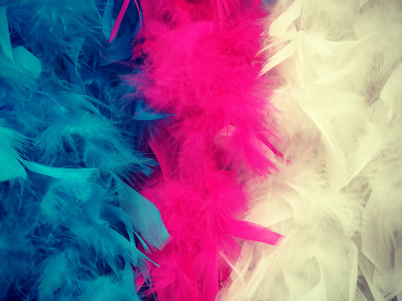 Zucker Light Weight Chandelle Feather Boas Solid Colors - Dusty Blue