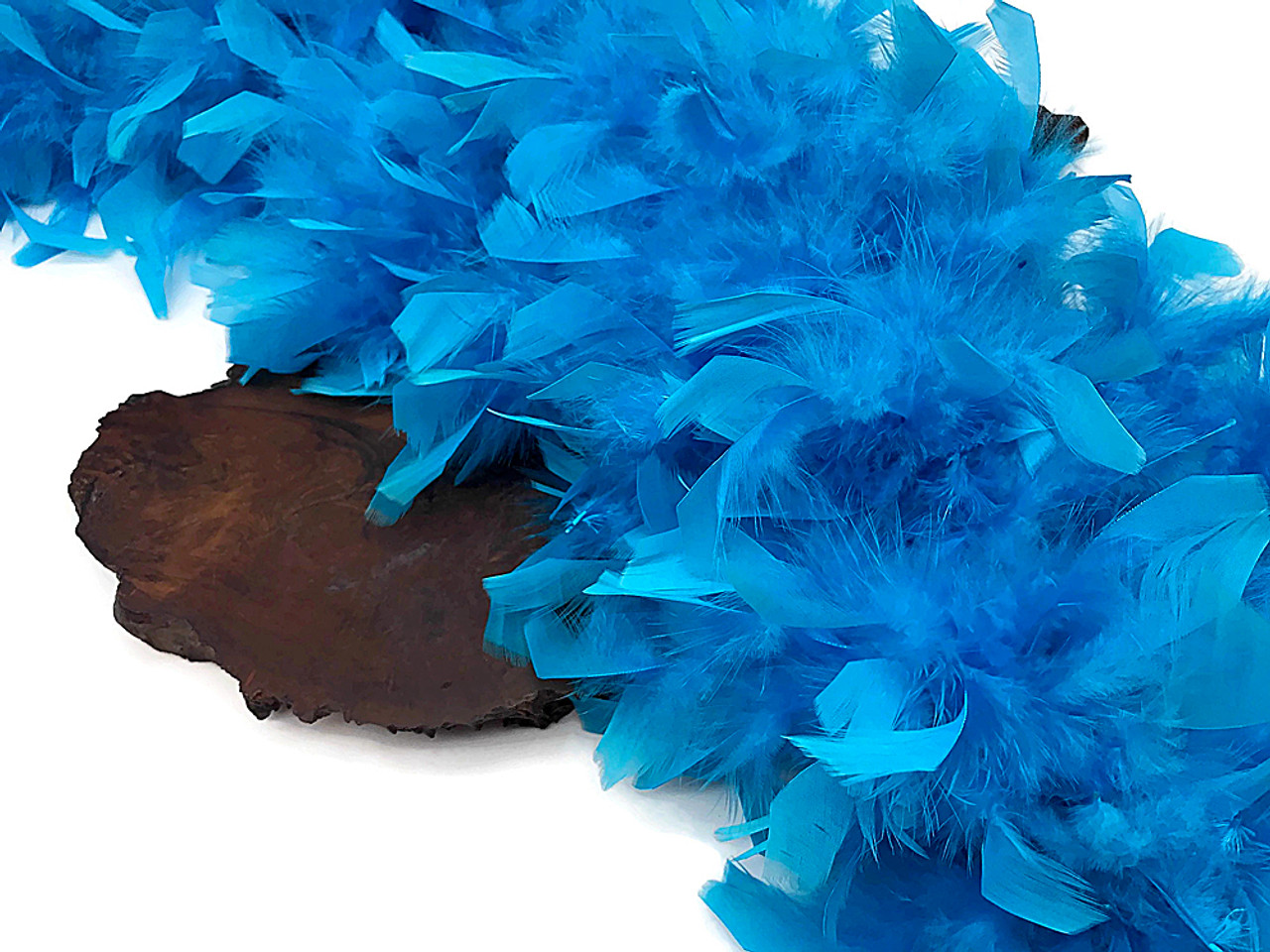 Boa Plumes Bleues 50g - 180 cm