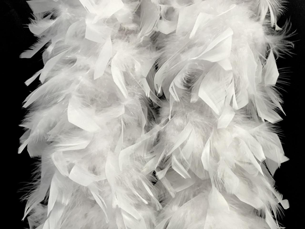 Women's White 80 Gram Feather Boa