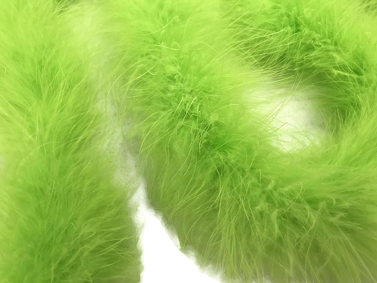 Pale Green Feathers, Large Marabou