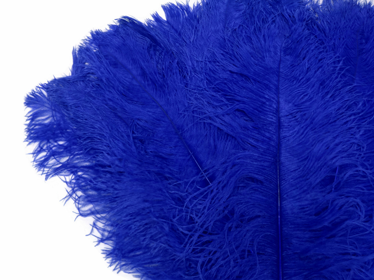 Belagio Ostrich Feather Trim, 6 Wide, 10-Yard Bolt, Navy Blue