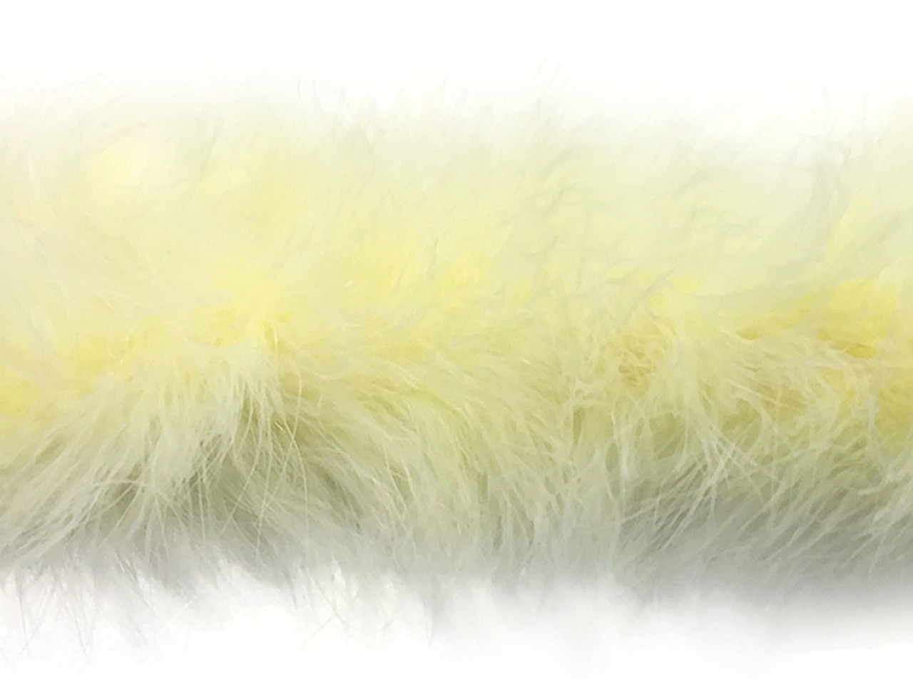 Pastel Yellow Craft Feathers Turkey Plumage per Ounce - LAMPLIGHT