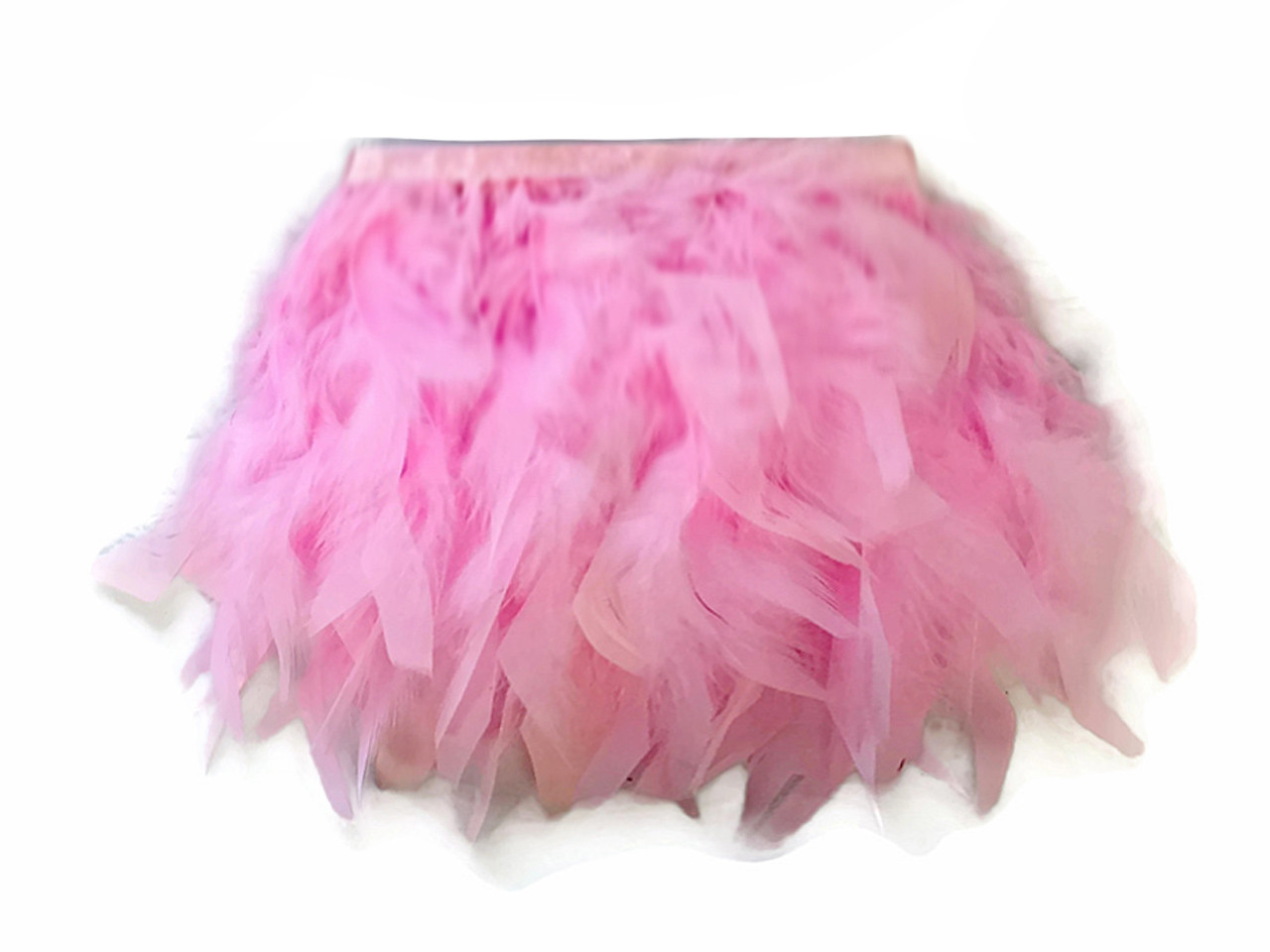 1 Yard - LIGHT PINK Chandelle Feather Trim | Moonlight Feather