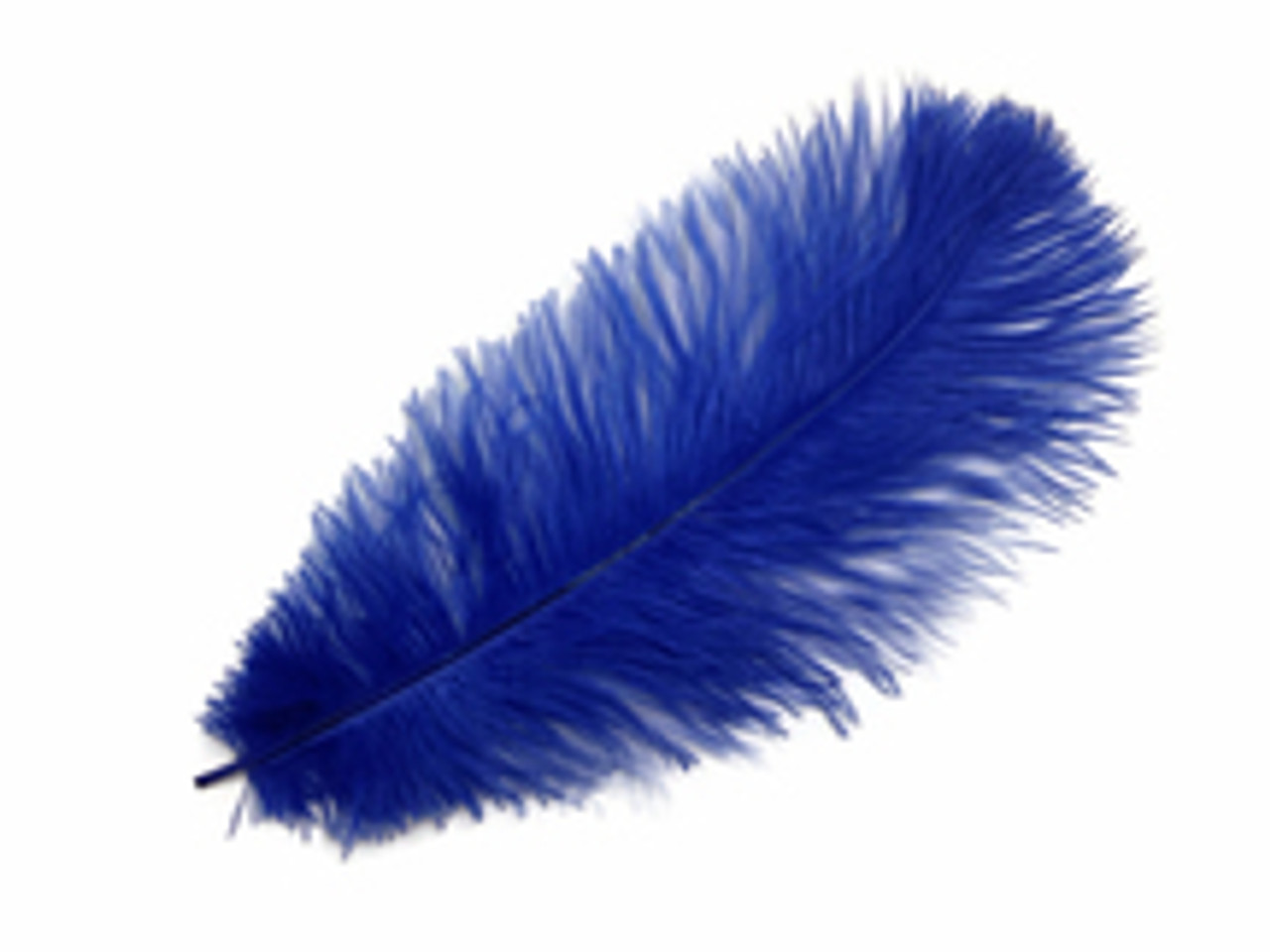 100 Pieces - 11-13 Royal Blue Ostrich Drabs Wholesale Body Feathers (Bulk) Centerpiece Costume Craft Supply | Moonlight Feather