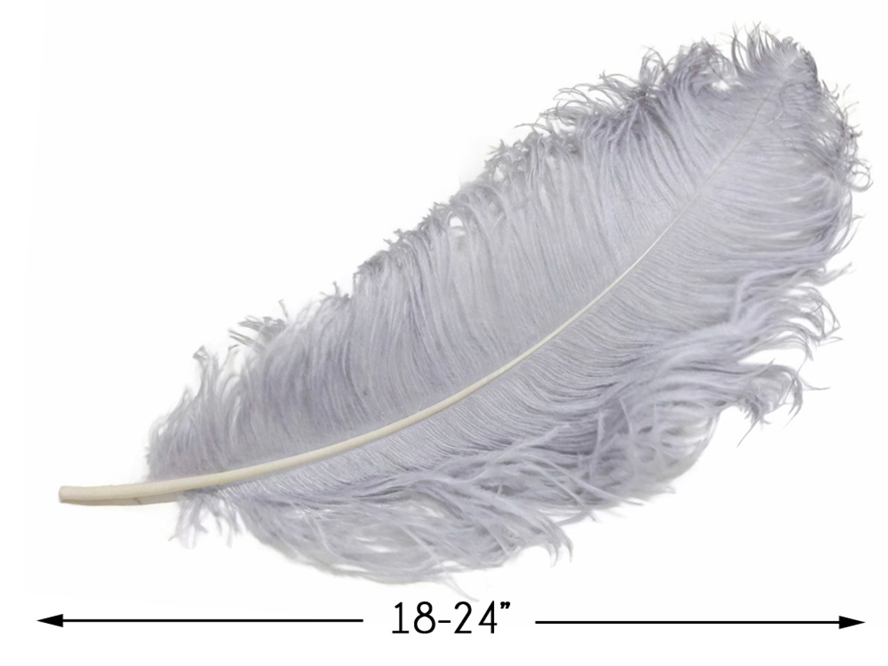 Ostrich Marabou Feather Boa - 18 Length - White