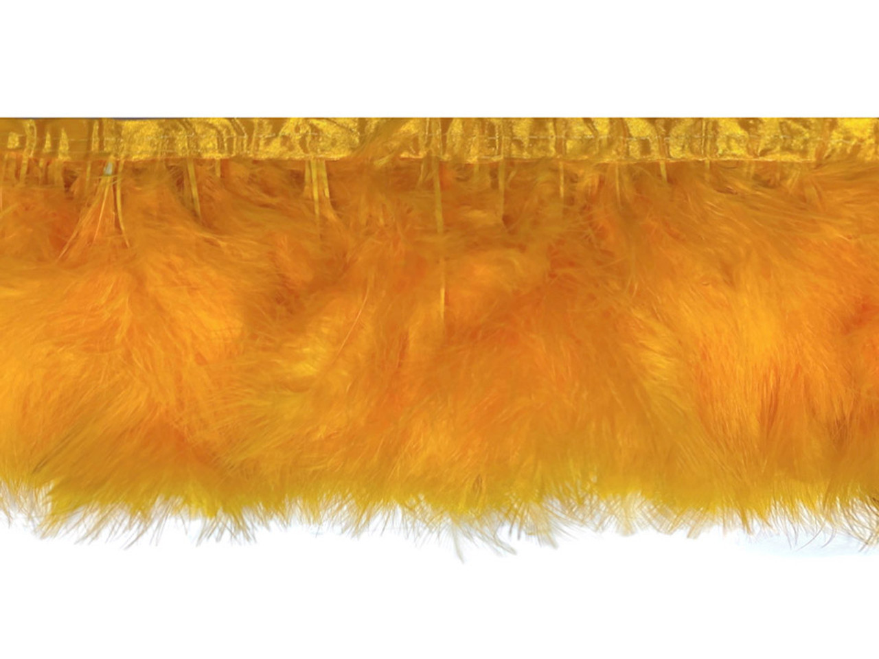 lwingflyer 100pcs Yellow Fluffy Turkey Marabou Feathers 4-6 Inches for  Crafts Dream Catcher Fringe Trim