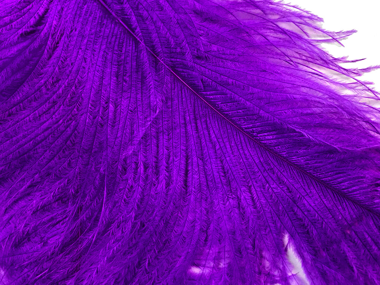 WHOLESALE Plum Purple Ostrich Feather Trims/FRINGE Bulk Cheap