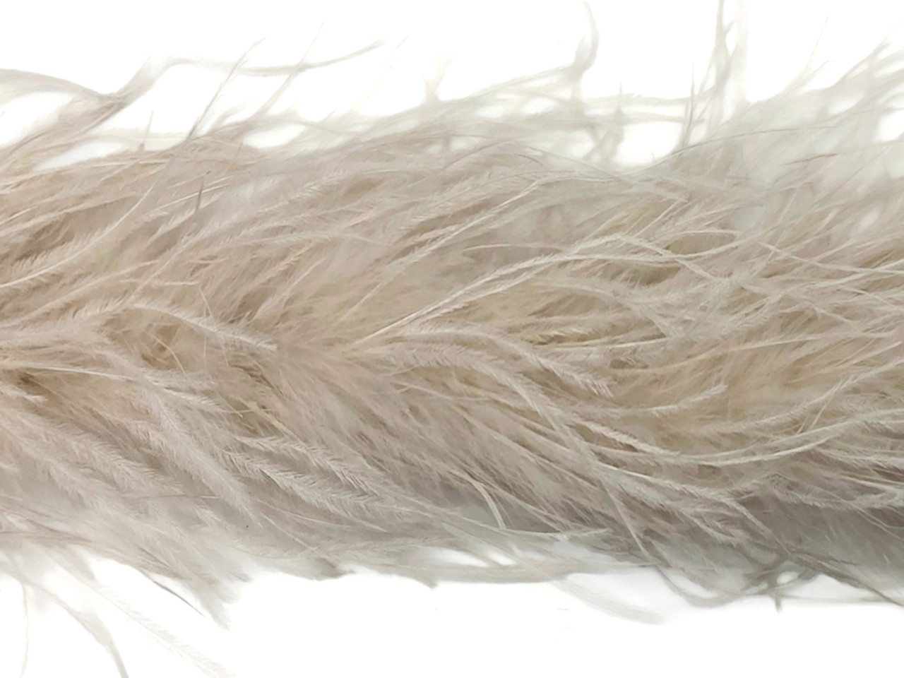 Ivory / Cream 1ply Ostrich Feather Boa Scarf Prom Halloween