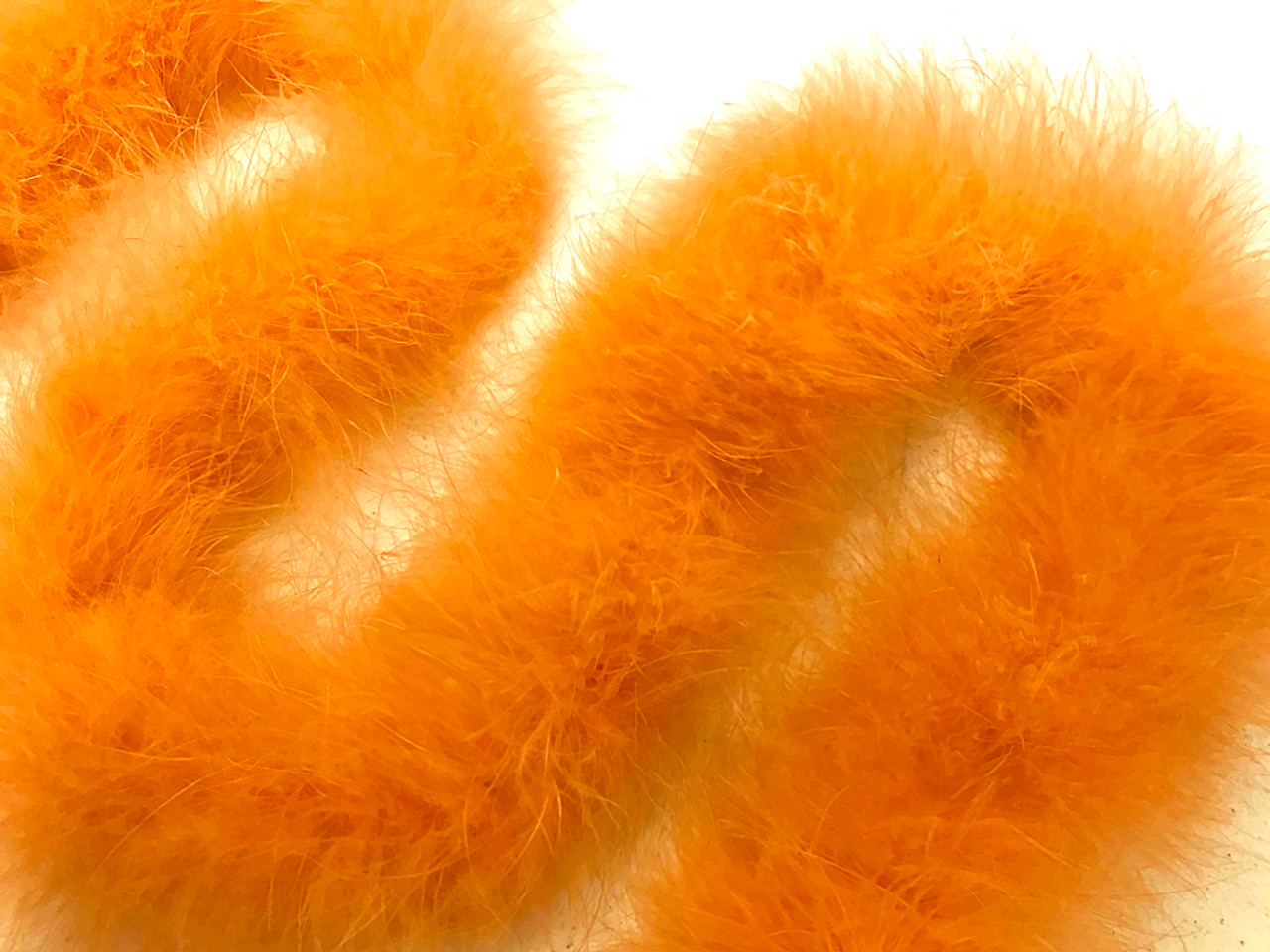 Full Marabou Feather Boa - 2 Yards - Yellow