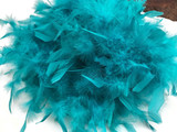 2 Yards - Peacock Green Heavy Weight Chandelle Feather Boa | 80 Gram
