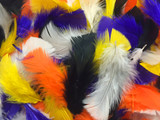 1/4 Lb - Orange Turkey T-Base Plumage Wholesale Feathers (Bulk)