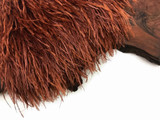 1 Yard - Brown Ostrich Fringe Trim Wholesale Feather (Bulk)