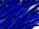 1 Yard - Royal Blue Goose Biots Stripped Wing Wholesale Feather Trim