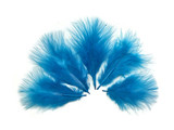 1/4 Lb - Turquoise Blue Turkey Marabou Short Down Fluffy Loose Wholesale Feathers (Bulk)