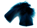 1/4 Lb - Peacock Blue Turkey T-Base Plumage Wholesale Feathers (Bulk)