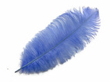 10 Pieces - 17-19" Light Blue Large Bleached & Dyed Ostrich Drabs Body Feathers