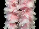 2 Yards - Light Pink Heavy Weight Turkey Flat Feather Boa, 150 Gram