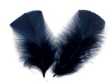 1 Pack - Navy Blue Dyed Turkey T-Base triangle Body Plumage Feathers 0.50 Oz.
