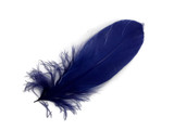 1/4 Lb - Navy Blue Goose Nagoire Wholesale Feathers (Bulk)