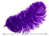 1/2 Lb. - 25-29" Purple Large Ostrich Wing Plume Wholesale Feathers (Bulk) 