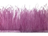 1 Yard - Mauve Purple Ostrich Fringe Trim Wholesale Feather (Bulk)