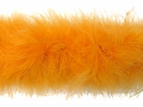 2 Yards - Golden Yellow Turkey Medium Weight Marabou Feather Boa 25 Gram