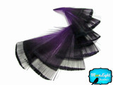 1 Dozen - Purple Golden Pheasant Tippet Feather