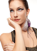 Natasha - Collection Single Feather Earring