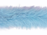 2 Yards - Light Blue Turkey Medium Weight Marabou Feather Boa 25 Gram
