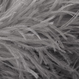 100 Pieces - 11-13" Silver Gray Ostrich Drab Wholesale Feathers (Bulk)