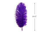 1/2 lb. - 14-17" Purple Ostrich Large Body Drab Wholesale Feathers (Bulk)