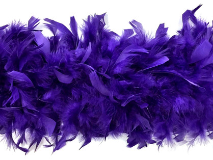 Jenlyfavors 18 - 24 Inches Ostrich Dyed Purple Feather (1 Piece)