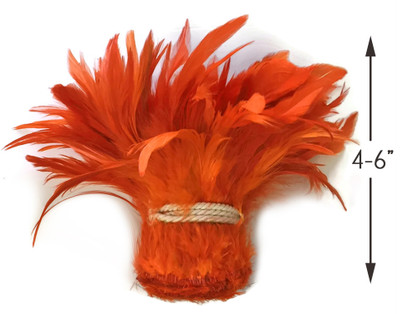 16 Grams (0.6 ozs) 8-10 Half Bronze Orange Schlappen Coque Rooster Ta –