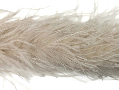 Soarer White Ostrich Feather Boas - 2yards 3Ply Long Boas for Party, DIY Production, Clothing Decoration (White)