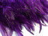 1 Yard - Purple Rooster Neck Hackle Saddle Feather Wholesale Trim