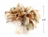 1 Yard - Natural Beige Strung Rooster Schlappen Wholesale Feathers (Bulk)