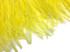 6 Inch Strip - Yellow Ostrich Fringe Trim Feather