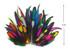 1 Pack - Imperfect Colorful Mix Laced Hen Rooster Cape Saddle Feather 0.05 Oz.
