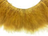 1 Yard - Old Antique Gold Marabou Turkey Fluff Feather Fringe Trim