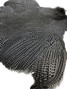 1 Piece  - High Quality Guinea Fowl Natural Polka Dot with Wing Complete Pelt Feathers (Bulk)