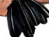 1 Lb. - Black Turkey Tom Rounds Secondary Wing Quill Wholesale Feathers (Bulk)