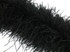 2 Yards - 5 Ply Black Heavy Weight Ostrich Fluffy Feather Boa