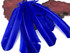 1 Lb. - Royal Blue Turkey Tom Rounds Secondary Wing Quill Wholesale Feathers (Bulk)