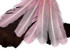 1/4 Lb - Light Pink Turkey Tom Rounds Secondary Wing Quill Wholesale Feathers (Bulk)